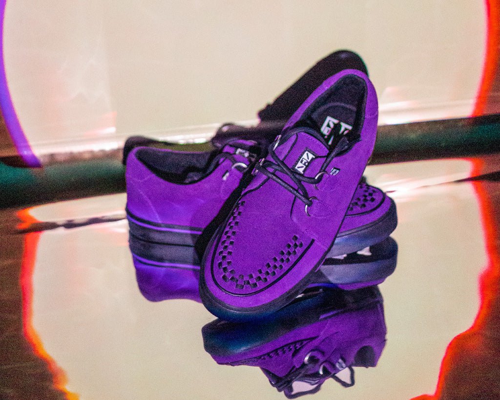 T.U.K. Shoes A3034 Purple Suede Sneaker