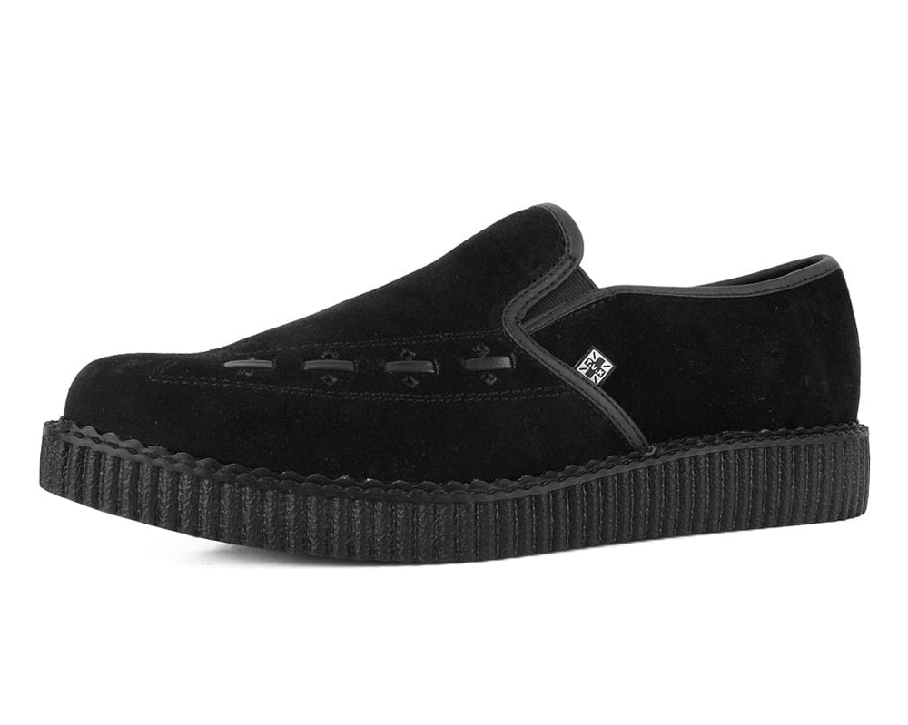 T.U.K. Shoes A3205 Black Slip-On Creeper