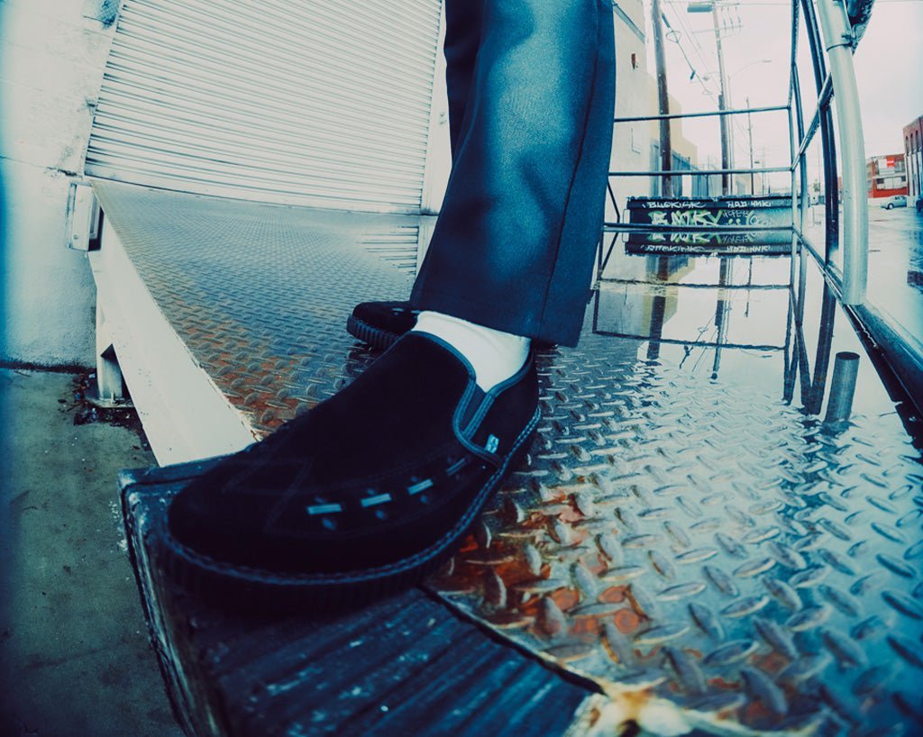 T.U.K. Shoes A3205 Black Slip-On Creeper