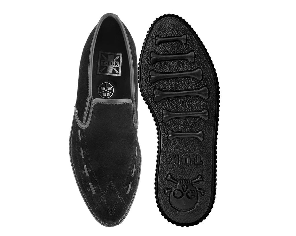 T.U.K. Shoes A3205 Black Slip-On Creeper
