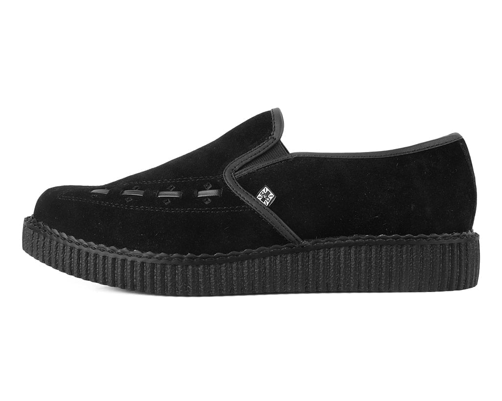 T.U.K. Shoes A3205 Black Slip-On Creeper