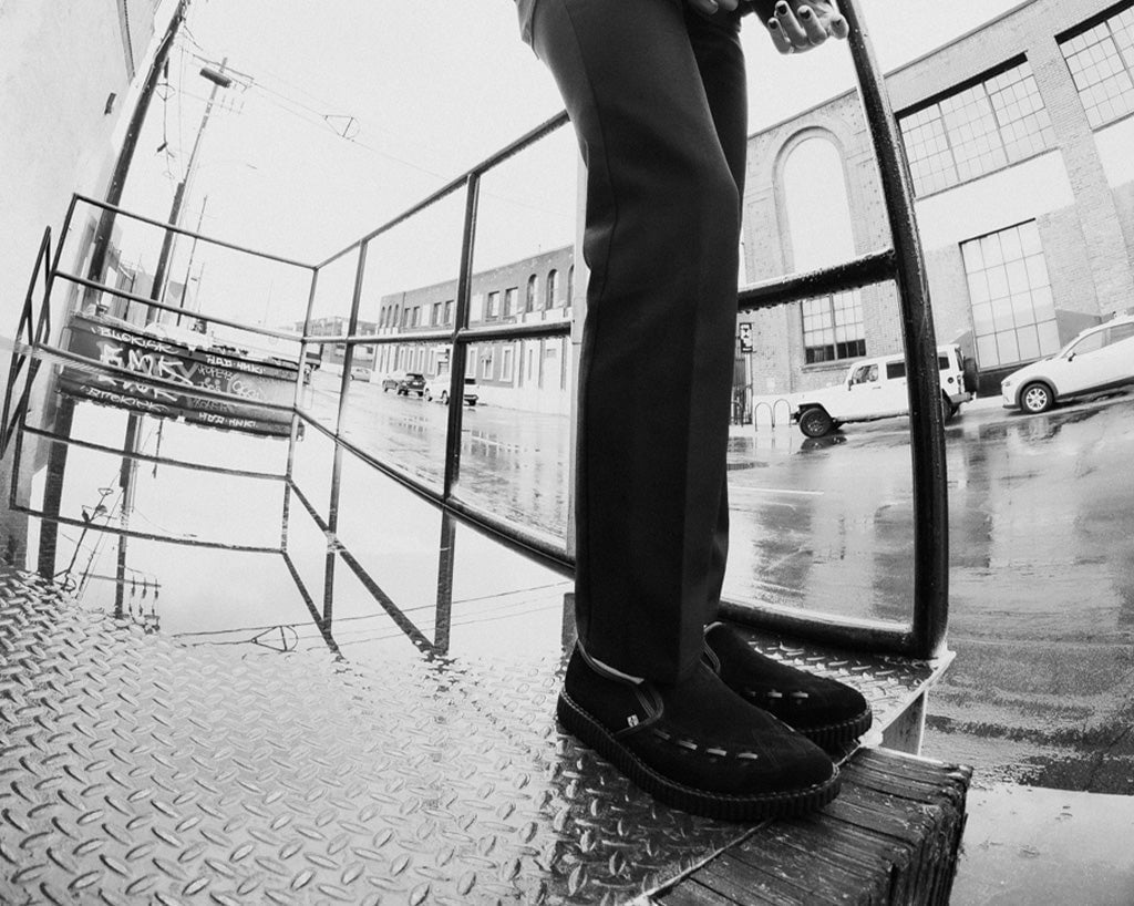 T.U.K. Shoes A3205 Black Slip-On Creeper