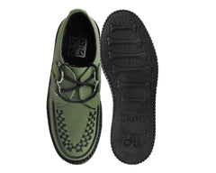 T.U.K. Shoes V3108 Murky Green TUKskin™ Viva Mondo Creeper