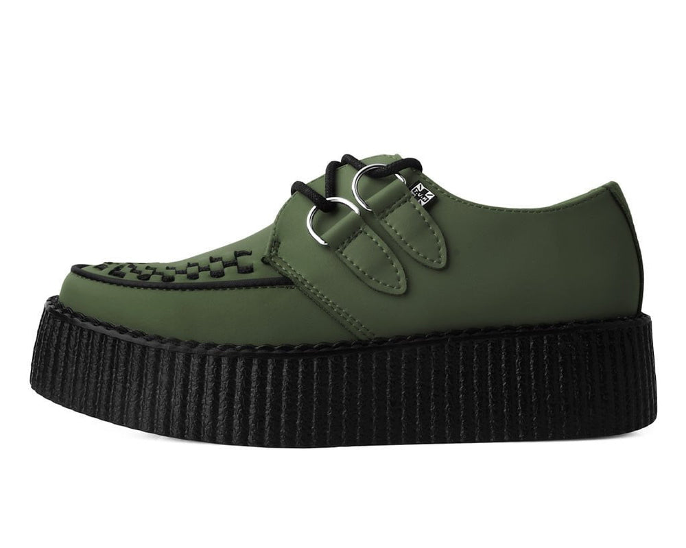 T.U.K. Shoes V3108 Murky Green TUKskin™ Viva Mondo Creeper