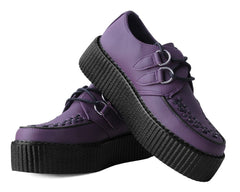 T.U.K. Shoes V3109 Eggplant TUKskin™ Viva Mondo Creeper