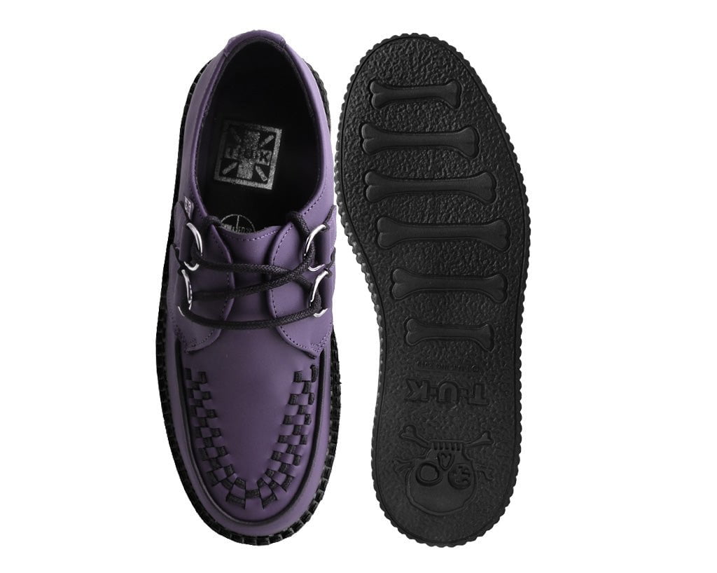 T.U.K. Shoes V3109 Eggplant TUKskin™ Viva Mondo Creeper