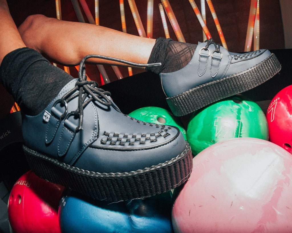T.U.K. Shoes V3110 Sky At Night TUKskin™ Viva Mondo Creeper