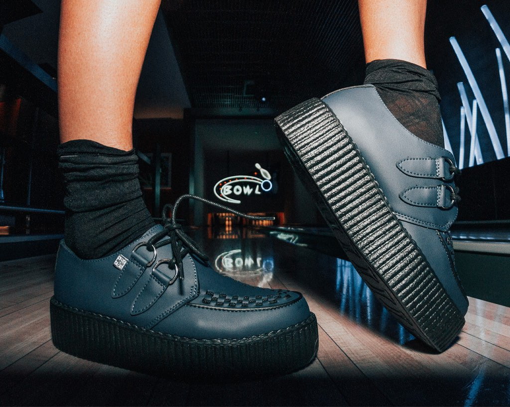 T.U.K. Shoes V3110 Sky At Night TUKskin™ Viva Mondo Creeper