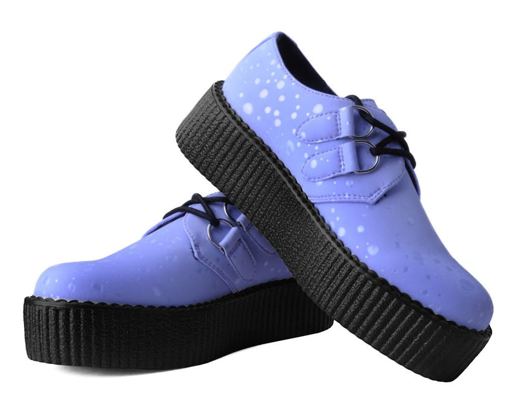T.U.K. Shoes V3125 Lilac Raindrop D-Ring Mondo Creeper