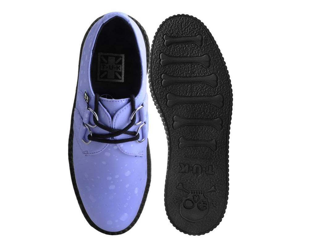 T.U.K. Shoes V3125 Lilac Raindrop D-Ring Mondo Creeper