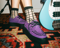 T.U.K. Shoes V3190 Ultra Violet Viva Mondo Creeper