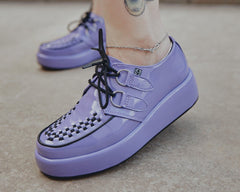 T.U.K. Shoes A3217 Purple Liquid Viva Mondo Creeper