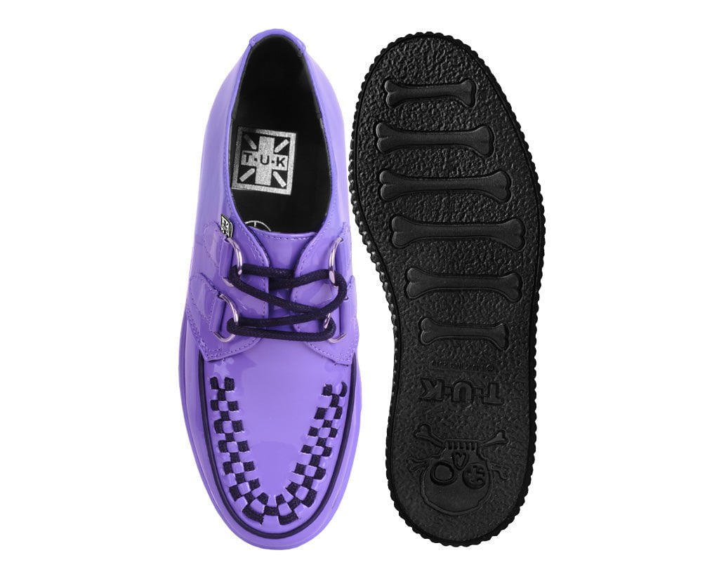 T.U.K. Shoes A3217 Purple Liquid Viva Mondo Creeper