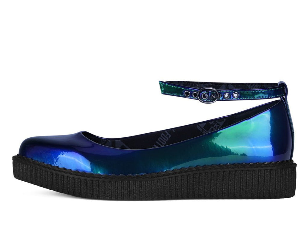 T.U.K. Shoes A3395L Northern Lights Pointed Ballet Creeper