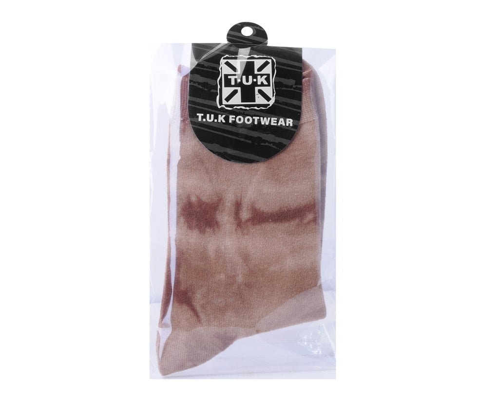 T.U.K. Shoes TSK1109 Tie-Dye Chocolate Women's Crew Sock TSK1109-OS