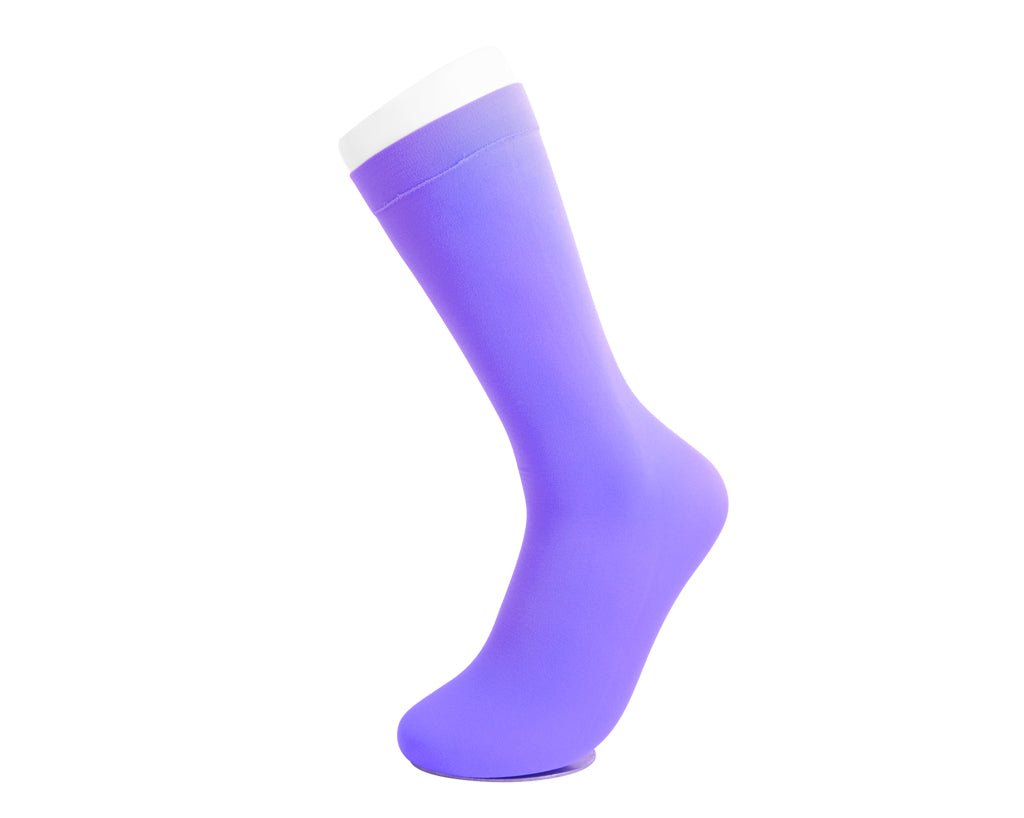 T.U.K. Shoes TSK1166 Purple Knee-High Nylon Mesh Sock TSK1166-OS