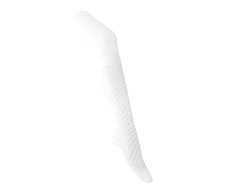 T.U.K. Shoes TSK1172 White Fishnet Knee-High Sock TSK1172-OS