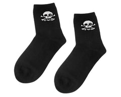 T.U.K. Shoes TSK1035 Black T.U.K. Skull Logo Men’s Sock TSK1035-OS
