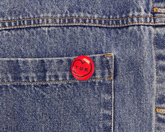 T.U.K. Shoes P0082 Red Heart Pin P0082-OS