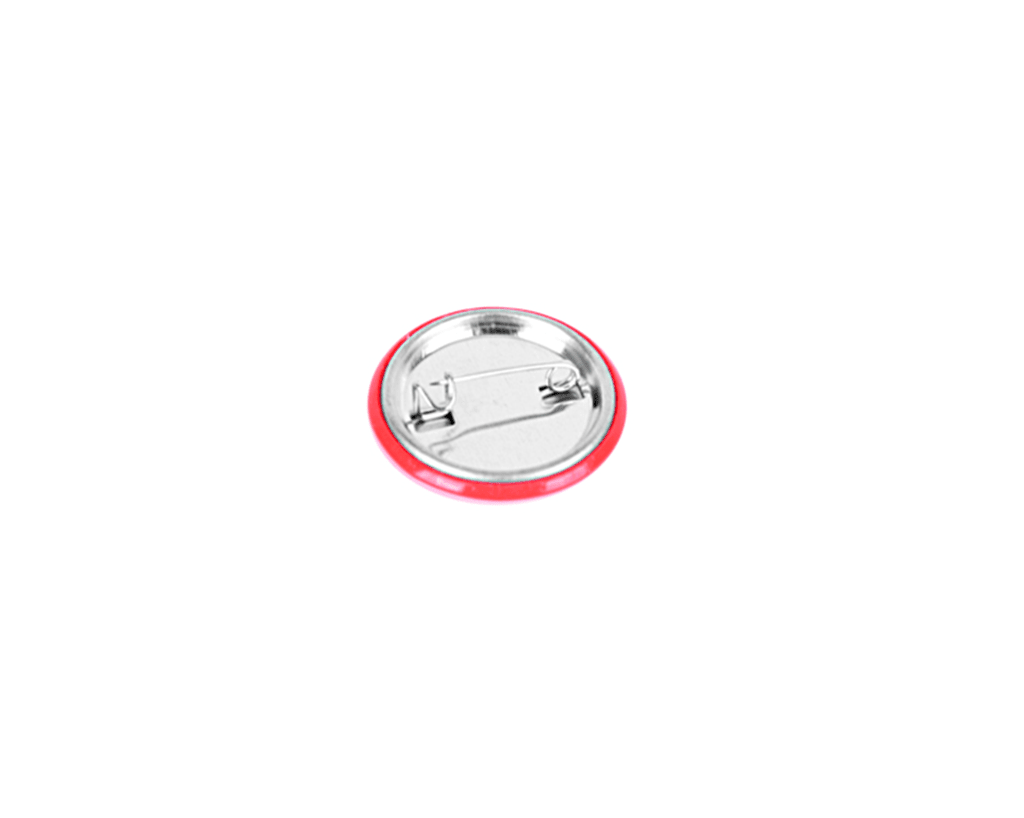 T.U.K. Shoes P0066 Red & White Skull Logo Pin P0066-OS