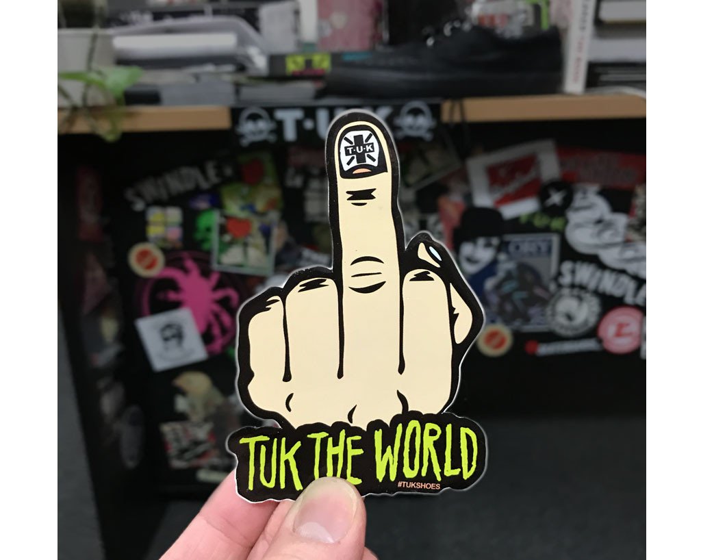T.U.K. Shoes P0067 TUK The World Birdie Sticker P0067-OS