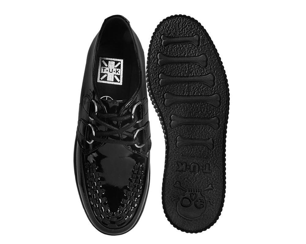 T.U.K. Shoes A3216 Black Liquid Viva Mondo Creeper