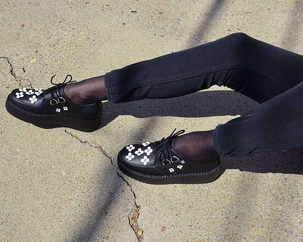 T.U.K. Shoes V8862 TUKskin™ Flower Viva Mondo Creepers