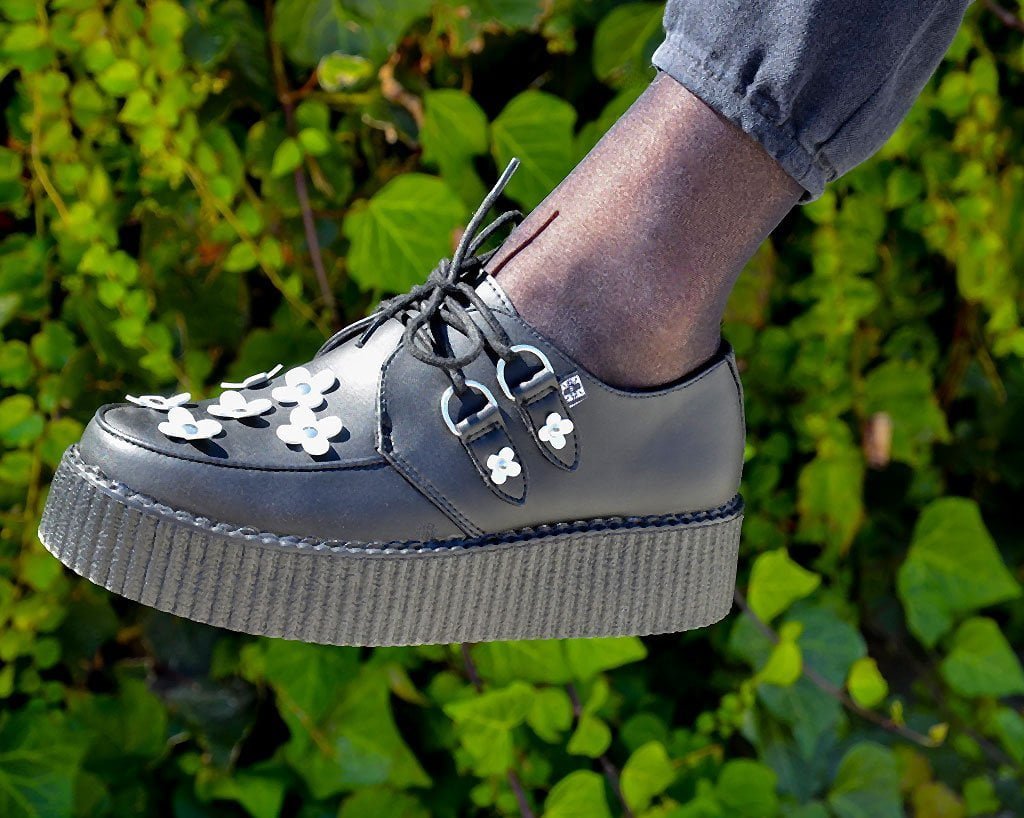 T.U.K. Shoes V8862 TUKskin™ Flower Viva Mondo Creepers