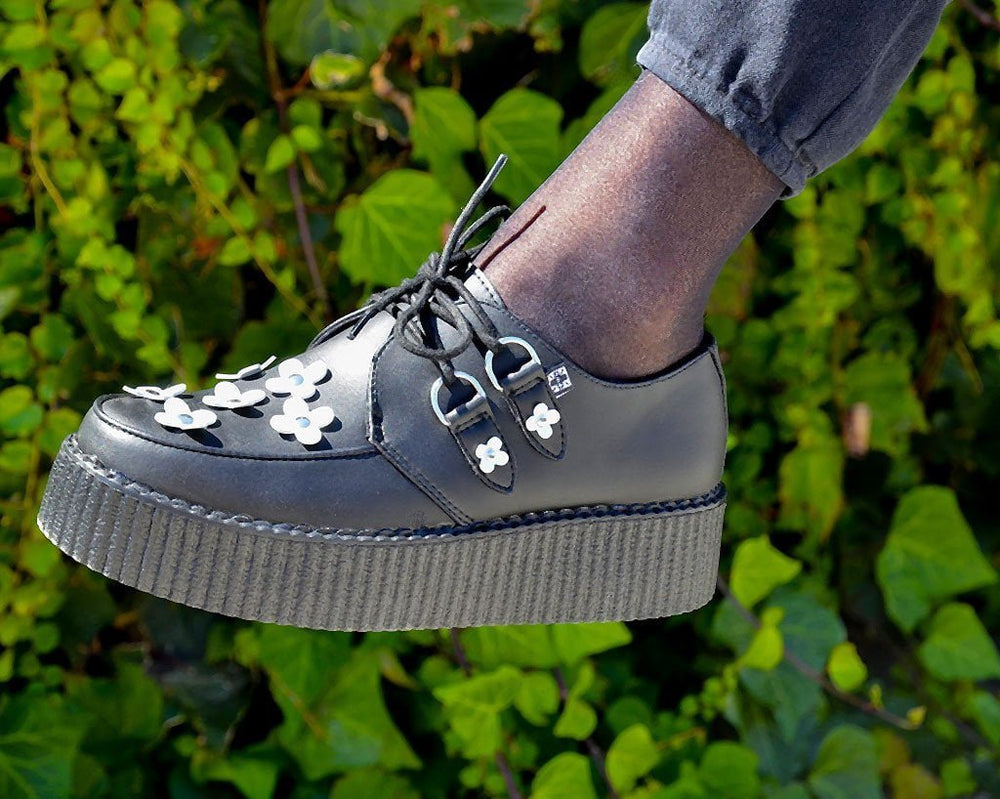 T.U.K. Shoes V8862 TUKskin™ Flower Viva Mondo Creepers