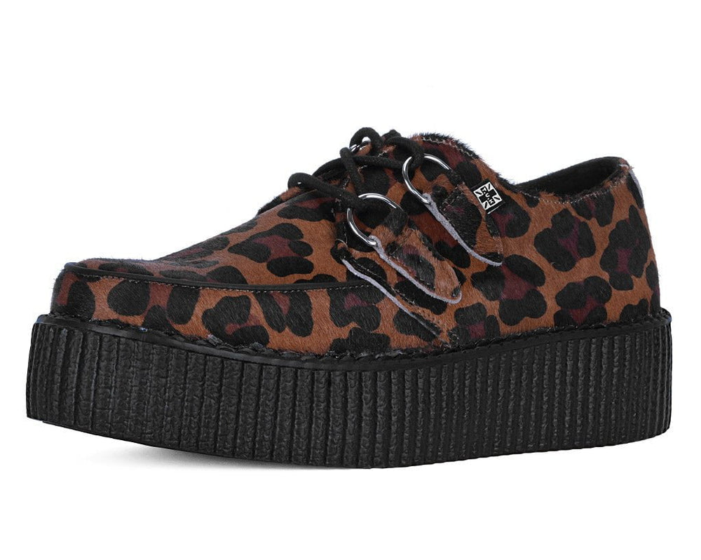 T.U.K. Shoes V3336 Leopard Viva Mondo Creeper