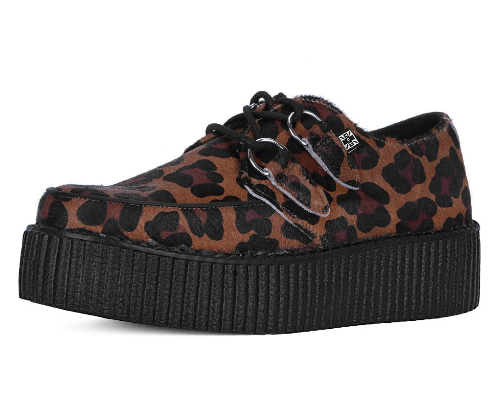 T.U.K. Shoes V3336 Leopard Viva Mondo Creeper