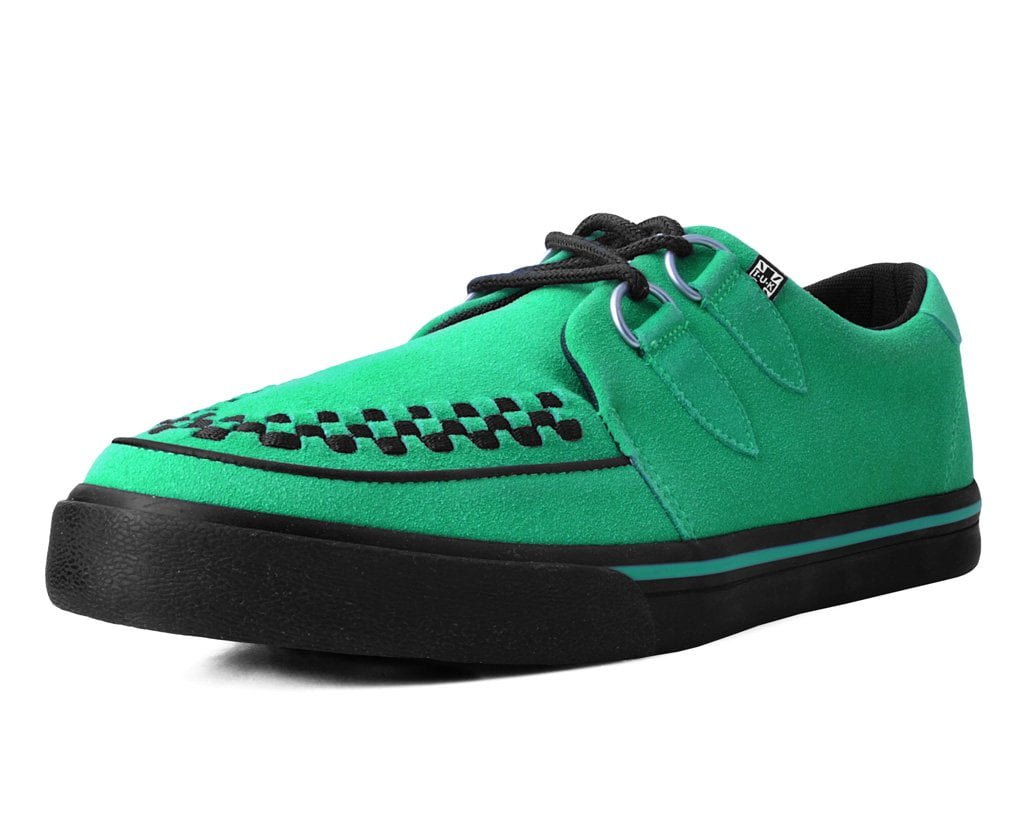 T.U.K. Shoes A9872 Green Suede Sneaker
