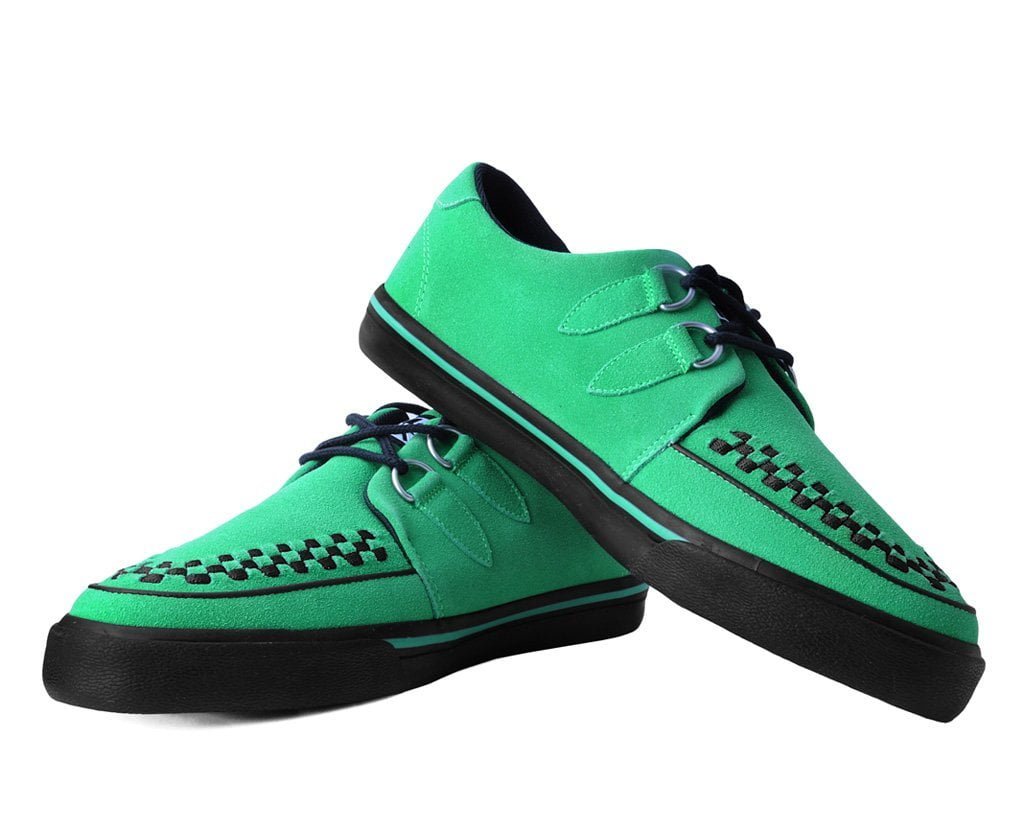 T.U.K. Shoes A9872 Green Suede Sneaker