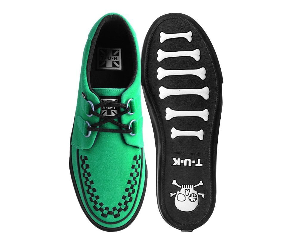 T.U.K. Shoes A9872 Green Suede Sneaker