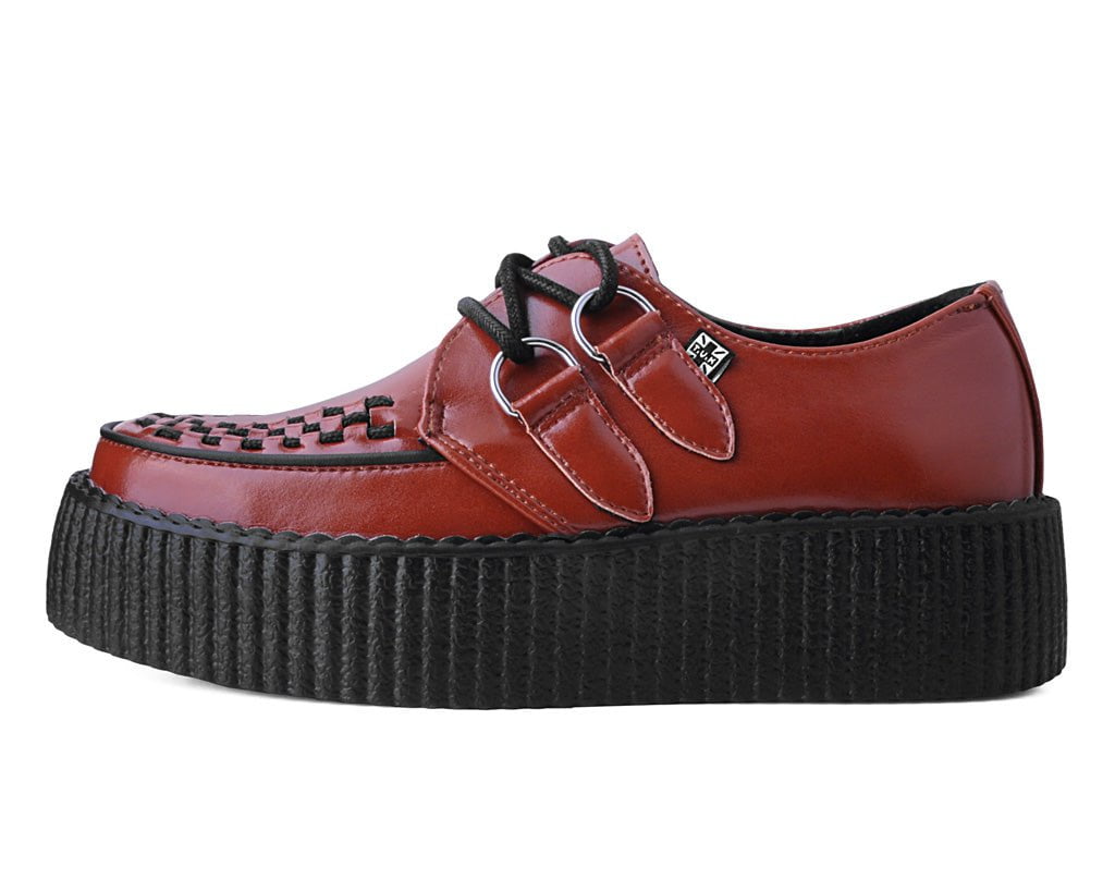 T.U.K. Shoes V3196 Brown Pearl TUKskin™ Viva Mondo Creeper