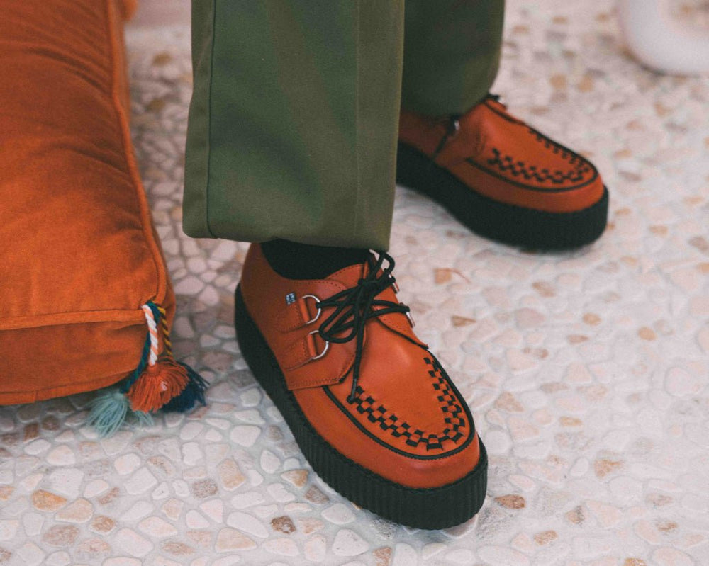 T.U.K. Shoes V3131 Ginger TUKskin™ Viva Mondo Creeper