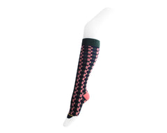 T.U.K. Shoes TSK1148 Multicolor Houndstooth Knee-High Sock TSK1148-OS