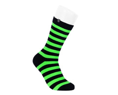 T.U.K. Shoes TSK1190 Black & Green T.U.K. Men's Stripe Sock TSK1190-OS
