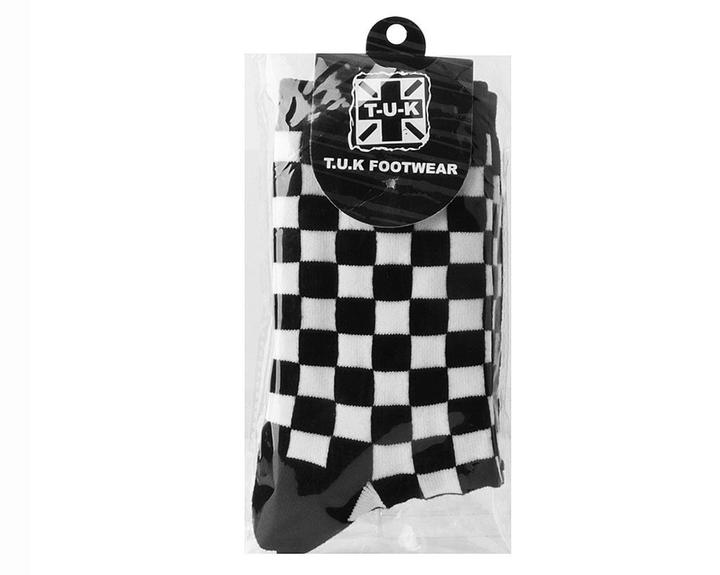 T.U.K. Shoes TSK1045 Black & White Checker T.U.K. Women’s Sock TSK1045-OS