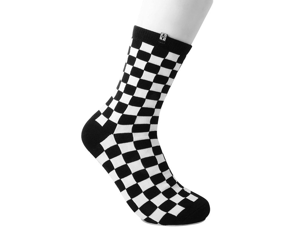 T.U.K. Shoes TSK1045 Black & White Checker T.U.K. Women’s Sock TSK1045-OS