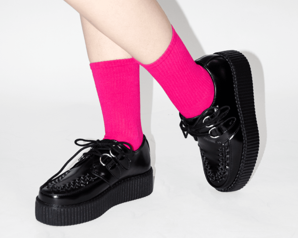 T.U.K. Shoes TSK1173 5 Pack Multi Color Crew Sock TSK1173-OS
