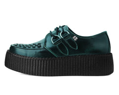 T.U.K. Shoes V3191 Green Rub-Off Mondo Creeper