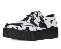 T.U.K. Shoes V3337 Cow Print Viva Mondo Creeper