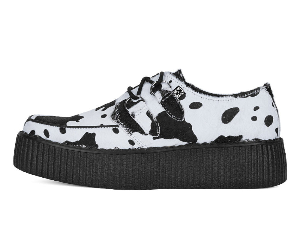 T.U.K. Shoes V3337 Cow Print Viva Mondo Creeper