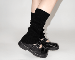 T.U.K. Shoes TSK1150 Black Knit Leg Warmer TSK1150-OS