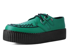T.U.K. Shoes V3132 Green TUKskin™ Viva Mondo Creeper