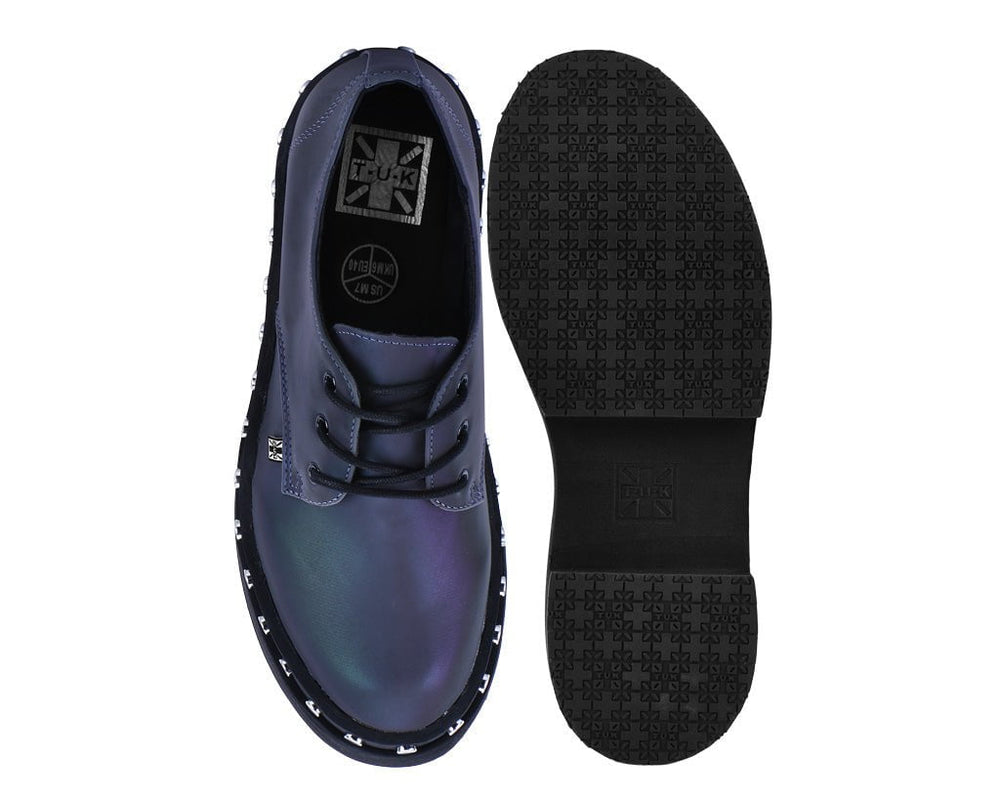 T.U.K. Shoes A3297 Midnight Chameleon Dino Flat Platform