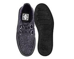 T.U.K. Shoes V3233 Midnight Glitter Viva Mondo Creeper