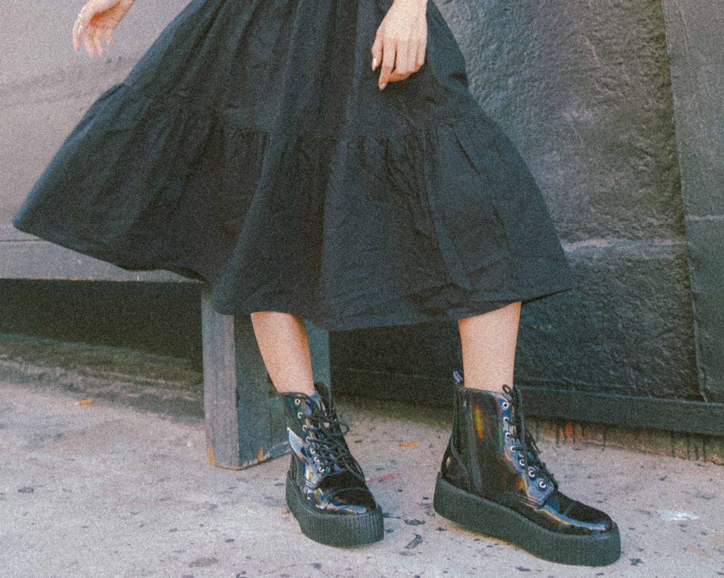 T.U.K. Shoes V3237 Black Haze TUKskin™ Viva Mondo Boot