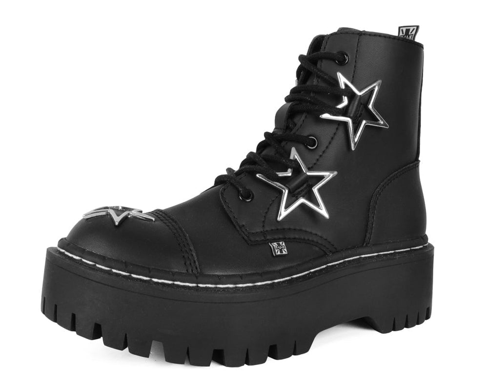 T.U.K. Shoes A3276 Black Star 7-Eye Double Decker Boot